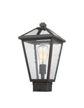 Z-LITE TALBOT OUTDOOR POST MOUNT FIXTURE | 579PHMS-ORB - Post