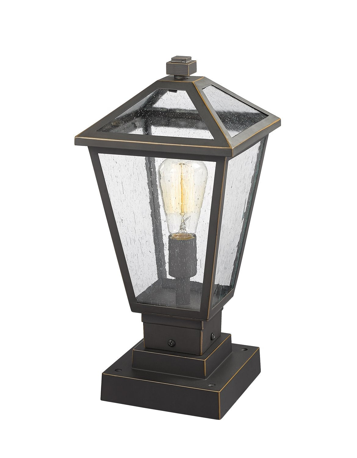 Z-LITE TALBOT OUTDOOR PIER MOUNTED FIXTURE | 579PHMS-SQPM-ORB - Post