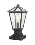 Z-LITE TALBOT OUTDOOR PIER MOUNTED FIXTURE | 579PHMS-SQPM-ORB