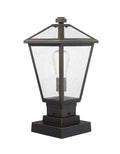 Z-LITE TALBOT OUTDOOR PIER MOUNTED FIXTURE | 579PHMS-SQPM-ORB - Post