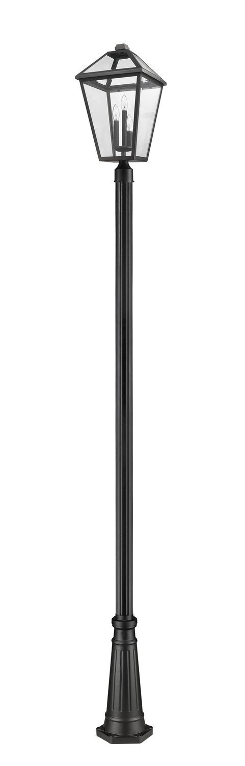 Z-LITE TALBOT OUTDOOR POST MOUNTED FIXTURE | 579PHXLR-519P-BK - Post
