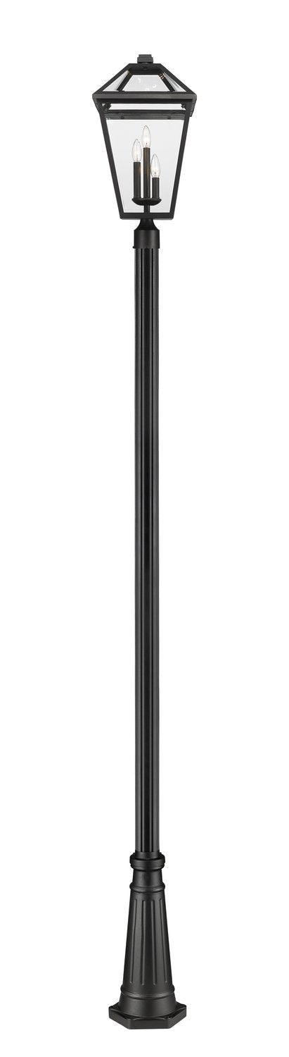 Z-LITE TALBOT OUTDOOR POST MOUNTED FIXTURE | 579PHXLR-519P-BK - Post