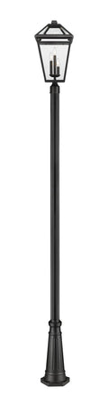 Z-LITE TALBOT OUTDOOR POST MOUNTED FIXTURE | 579PHXLR-519P-BK - Post