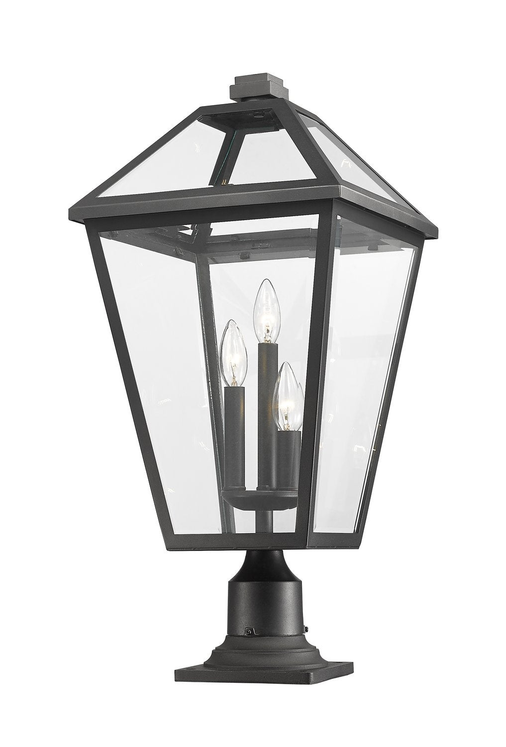Z-LITE TALBOT OUTDOOR PIER MOUNTED FIXTURE | 579PHXLR-533PM-BK