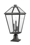 Z-LITE TALBOT OUTDOOR PIER MOUNTED FIXTURE | 579PHXLR-533PM-BK