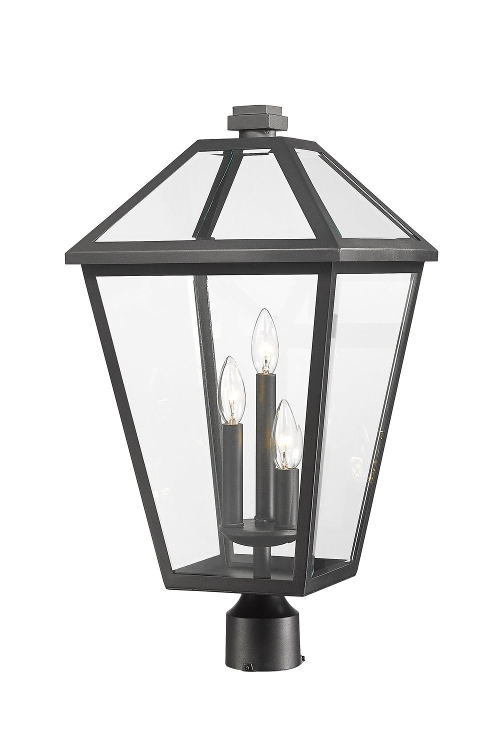 Z-LITE TALBOT OUTDOOR POST MOUNT FIXTURE | 579PHXLR-BK - Post