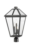Z-LITE TALBOT OUTDOOR POST MOUNT FIXTURE | 579PHXLR-BK - Post