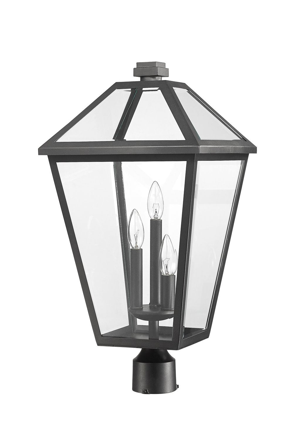 Z-LITE TALBOT OUTDOOR POST MOUNT FIXTURE | 579PHXLR-BK - Post