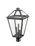 Z-LITE TALBOT OUTDOOR POST MOUNT FIXTURE | 579PHXLR-BK - Post