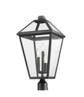 Z-LITE TALBOT OUTDOOR POST MOUNT FIXTURE | 579PHXLR-BK - Post