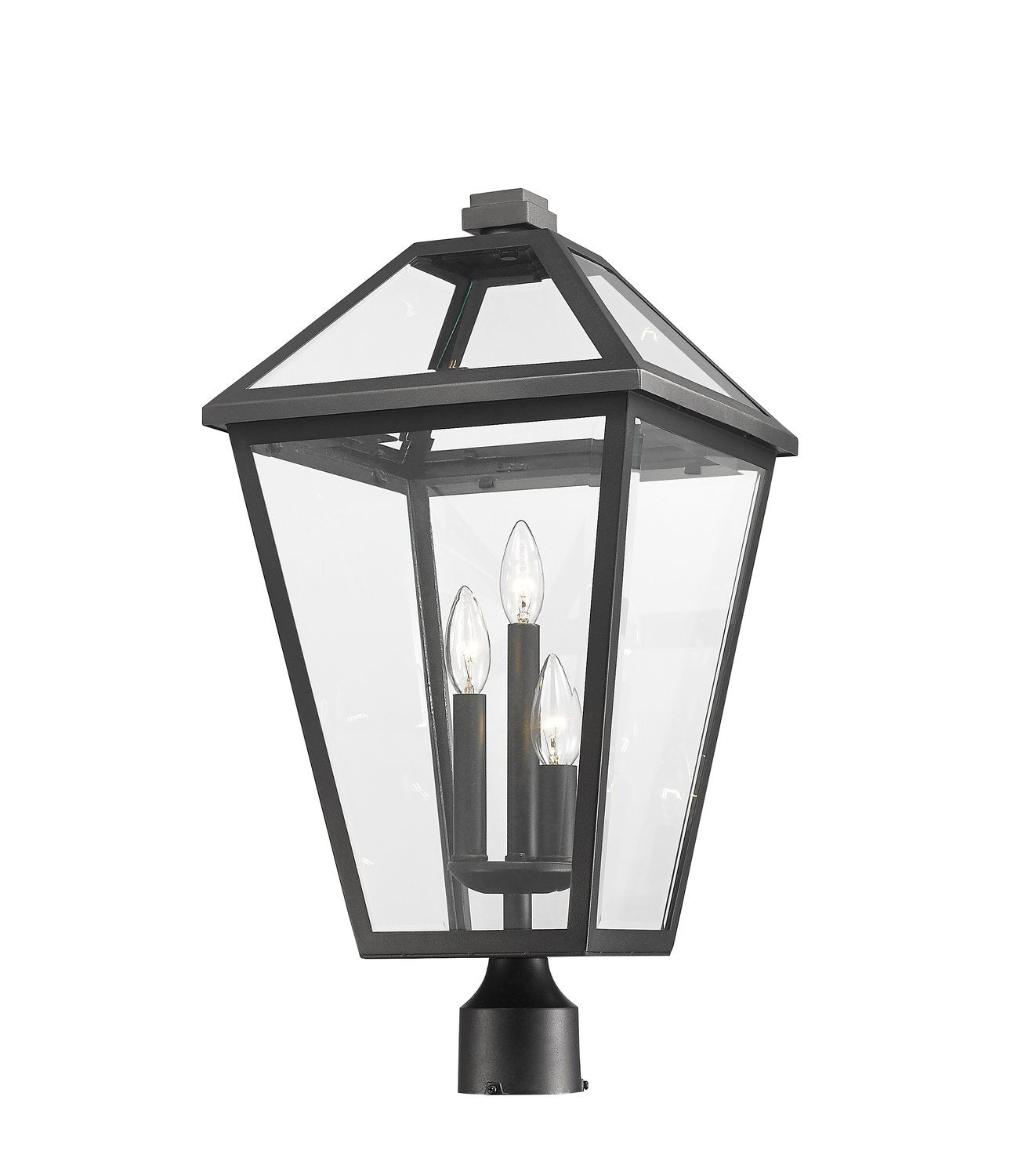 Z-LITE TALBOT OUTDOOR POST MOUNT FIXTURE | 579PHXLR-BK - Post