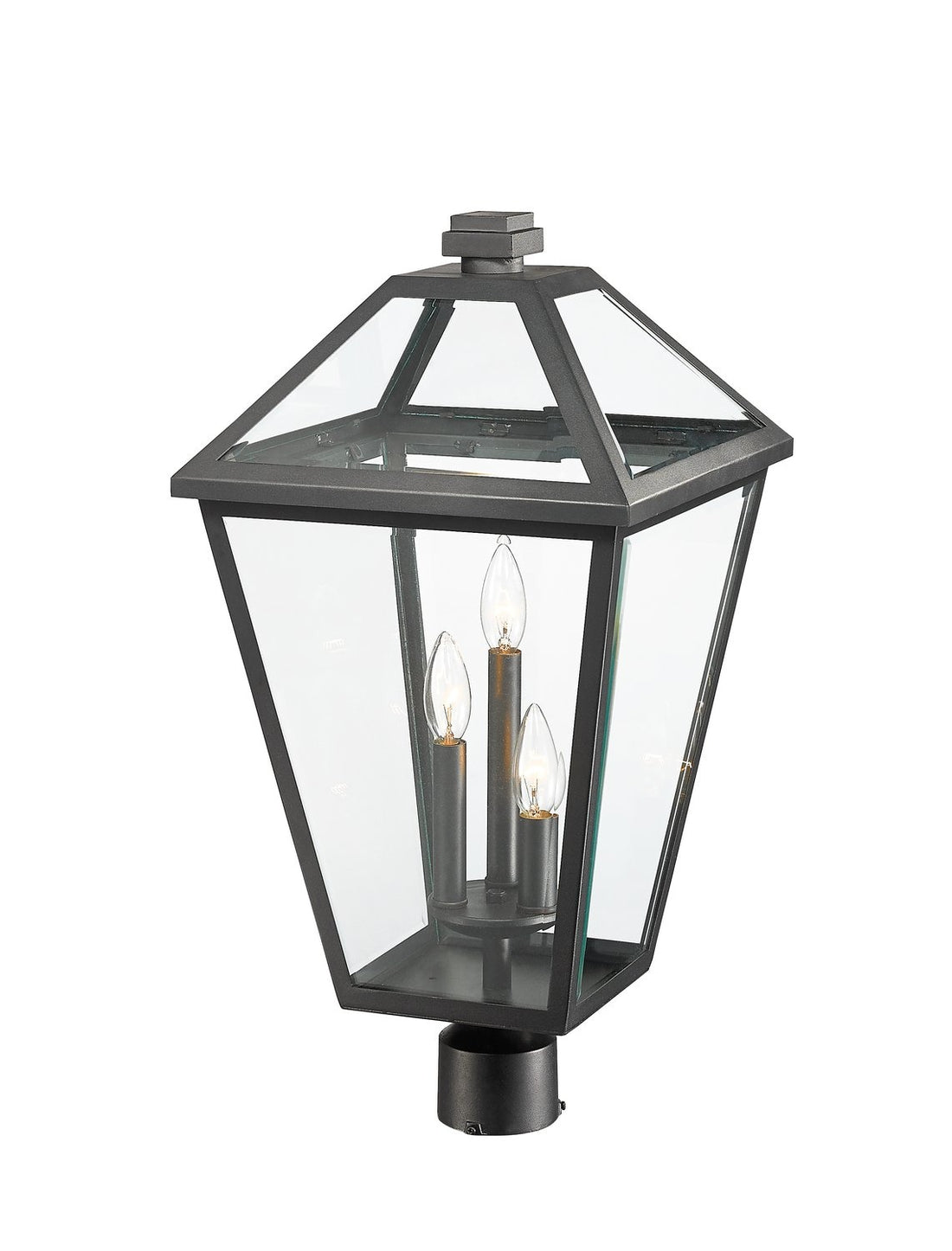 Z-LITE TALBOT OUTDOOR POST MOUNT FIXTURE | 579PHXLR-BK - Post