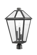 Z-LITE TALBOT OUTDOOR POST MOUNT FIXTURE | 579PHXLR-BK - Post