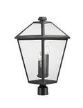 Z-LITE TALBOT OUTDOOR POST MOUNT FIXTURE | 579PHXLR-BK - Post