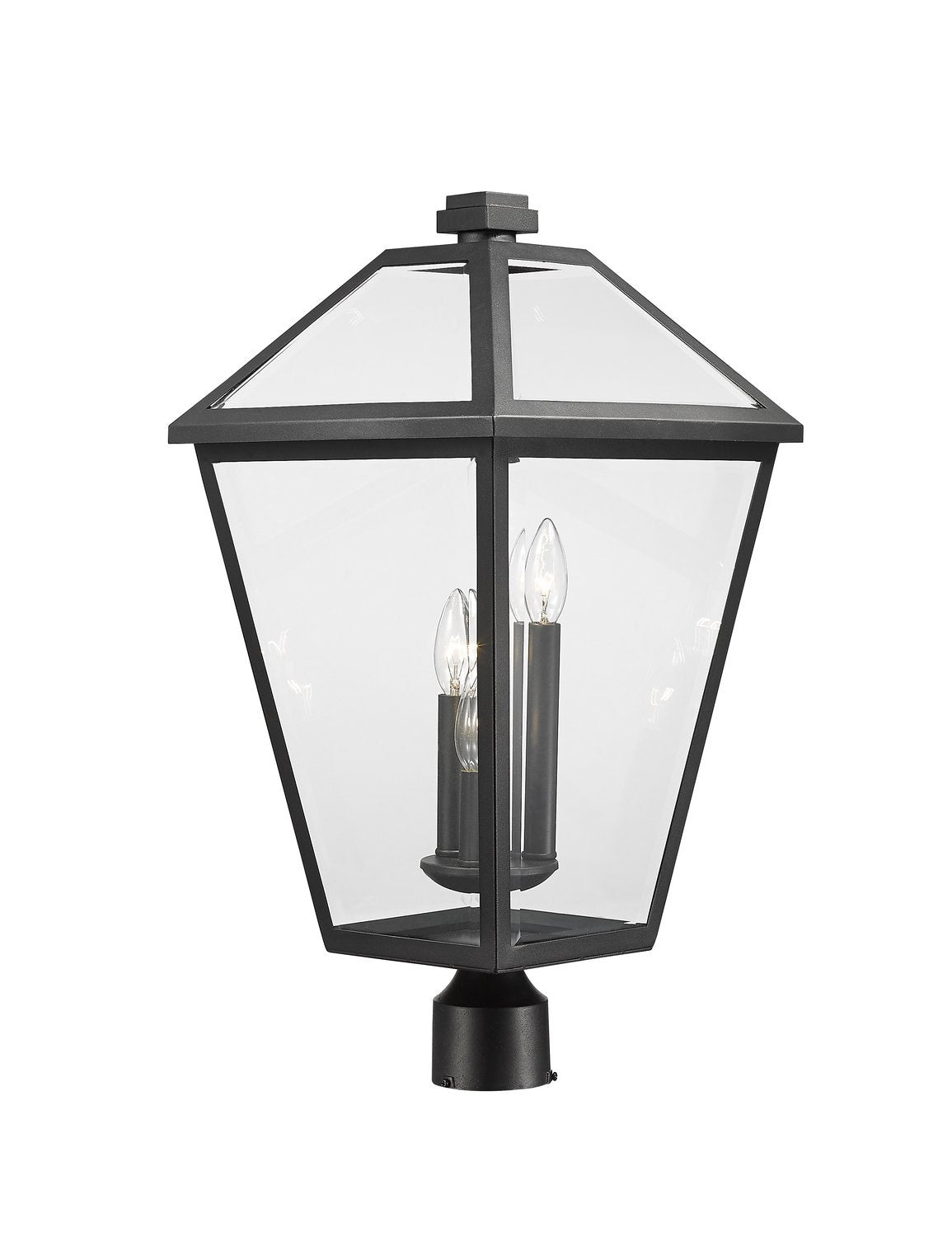 Z-LITE TALBOT OUTDOOR POST MOUNT FIXTURE | 579PHXLR-BK - Post