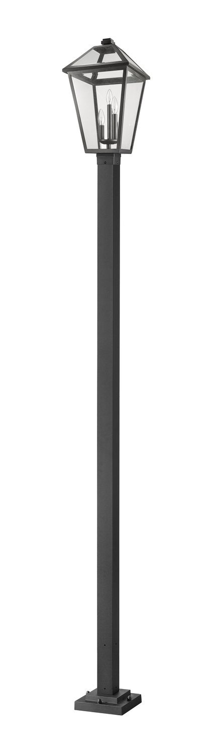 Z-LITE TALBOT OUTDOOR POST MOUNTED FIXTURE | 579PHXLS-536P-BK - Post
