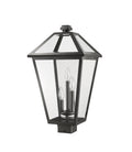 Z-LITE TALBOT OUTDOOR POST MOUNT FIXTURE | 579PHXLS-BK - Post