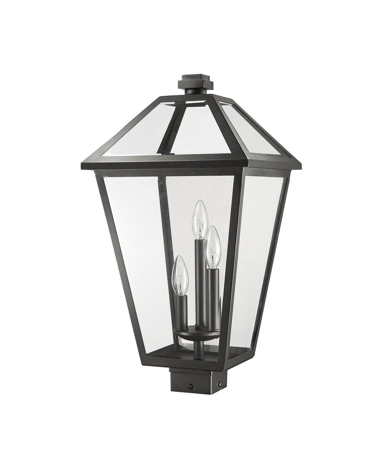 Z-LITE TALBOT OUTDOOR POST MOUNT FIXTURE | 579PHXLS-BK - Post