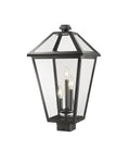 Z-LITE TALBOT OUTDOOR POST MOUNT FIXTURE | 579PHXLS-BK - Post