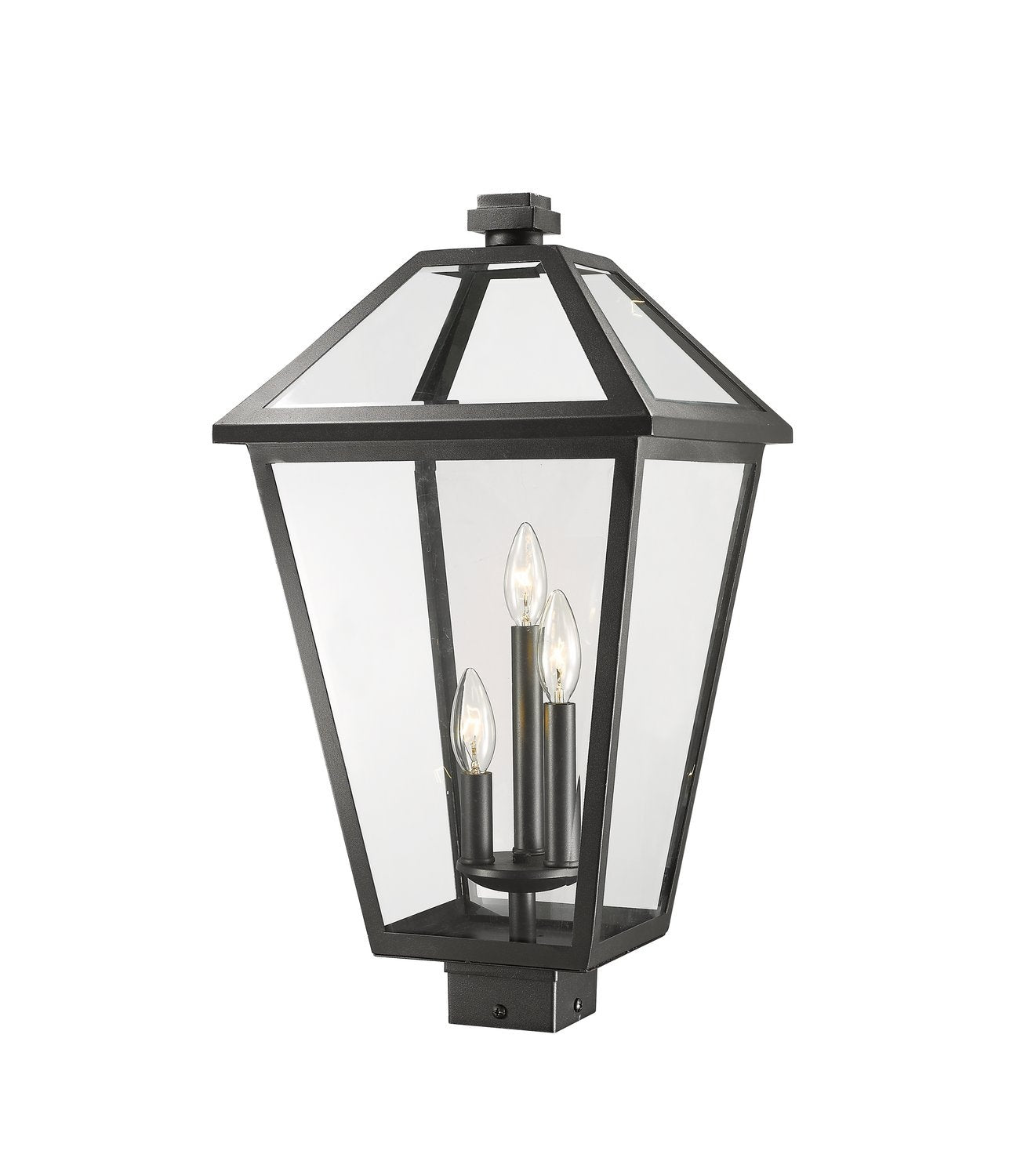 Z-LITE TALBOT OUTDOOR POST MOUNT FIXTURE | 579PHXLS-BK - Post