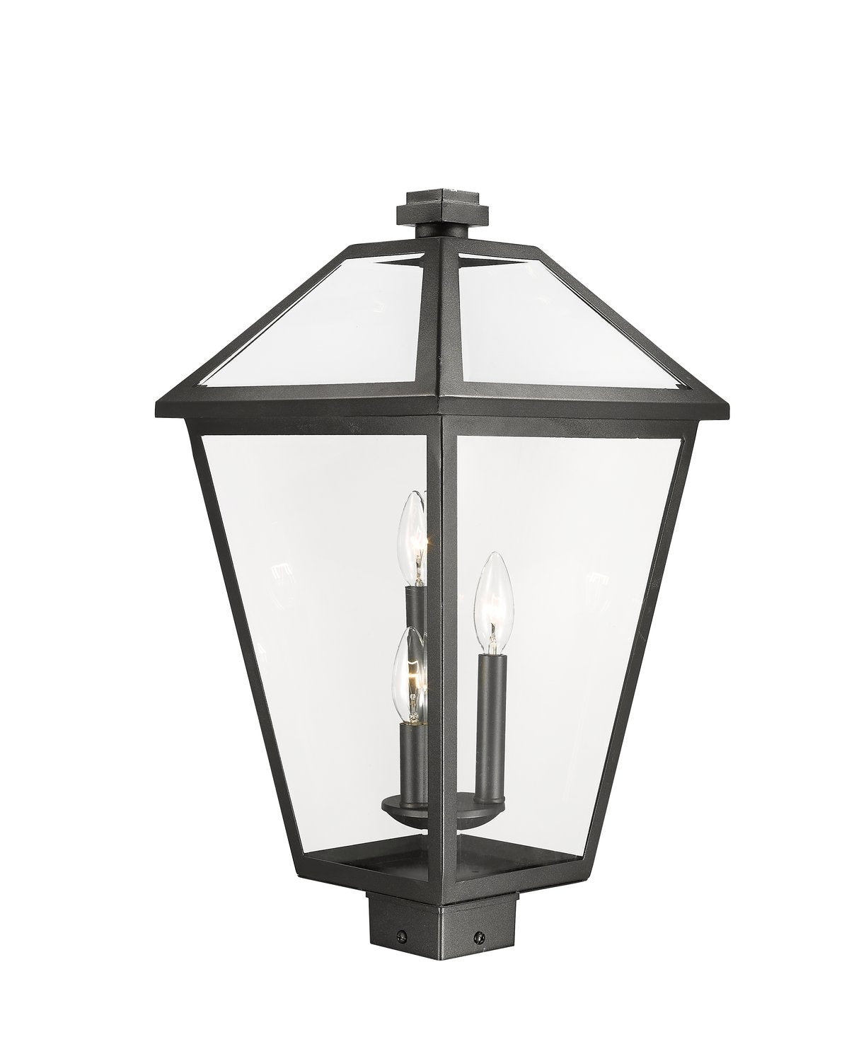Z-LITE TALBOT OUTDOOR POST MOUNT FIXTURE | 579PHXLS-BK - Post