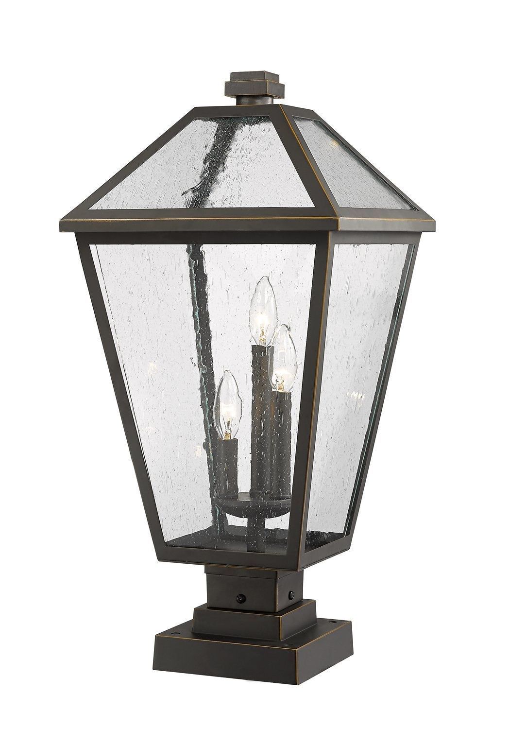 Z-LITE TALBOT OUTDOOR PIER MOUNTED FIXTURE | 579PHXLS-SQPM-ORB