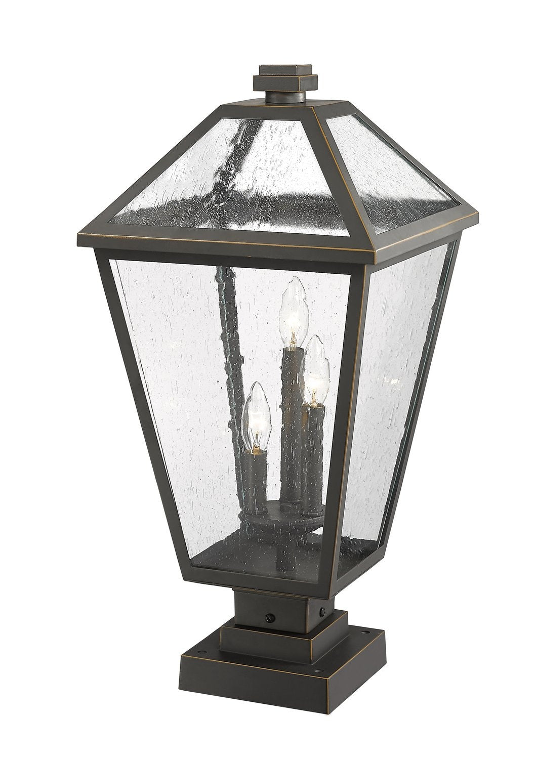 Z-LITE TALBOT OUTDOOR PIER MOUNTED FIXTURE | 579PHXLS-SQPM-ORB - Post