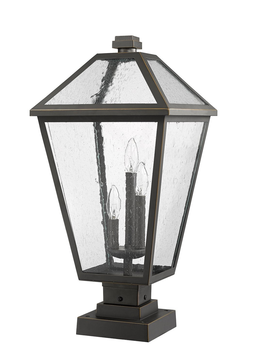 Z-LITE TALBOT OUTDOOR PIER MOUNTED FIXTURE | 579PHXLS-SQPM-ORB - Post