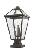 Z-LITE TALBOT OUTDOOR PIER MOUNTED FIXTURE | 579PHXLS-SQPM-ORB - Post