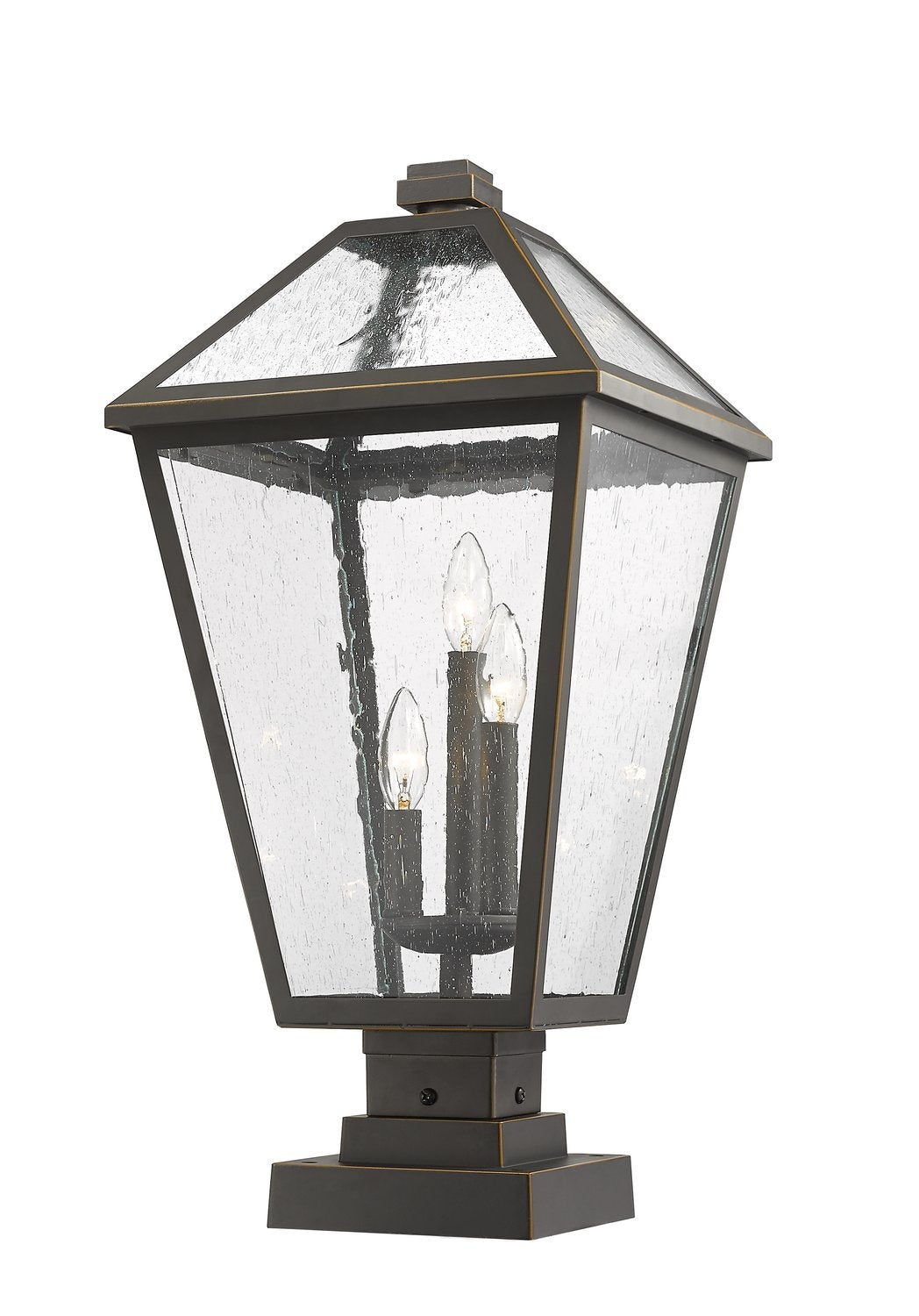 Z-LITE TALBOT OUTDOOR PIER MOUNTED FIXTURE | 579PHXLS-SQPM-ORB - Post