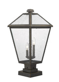 Z-LITE TALBOT OUTDOOR PIER MOUNTED FIXTURE | 579PHXLS-SQPM-ORB - Post
