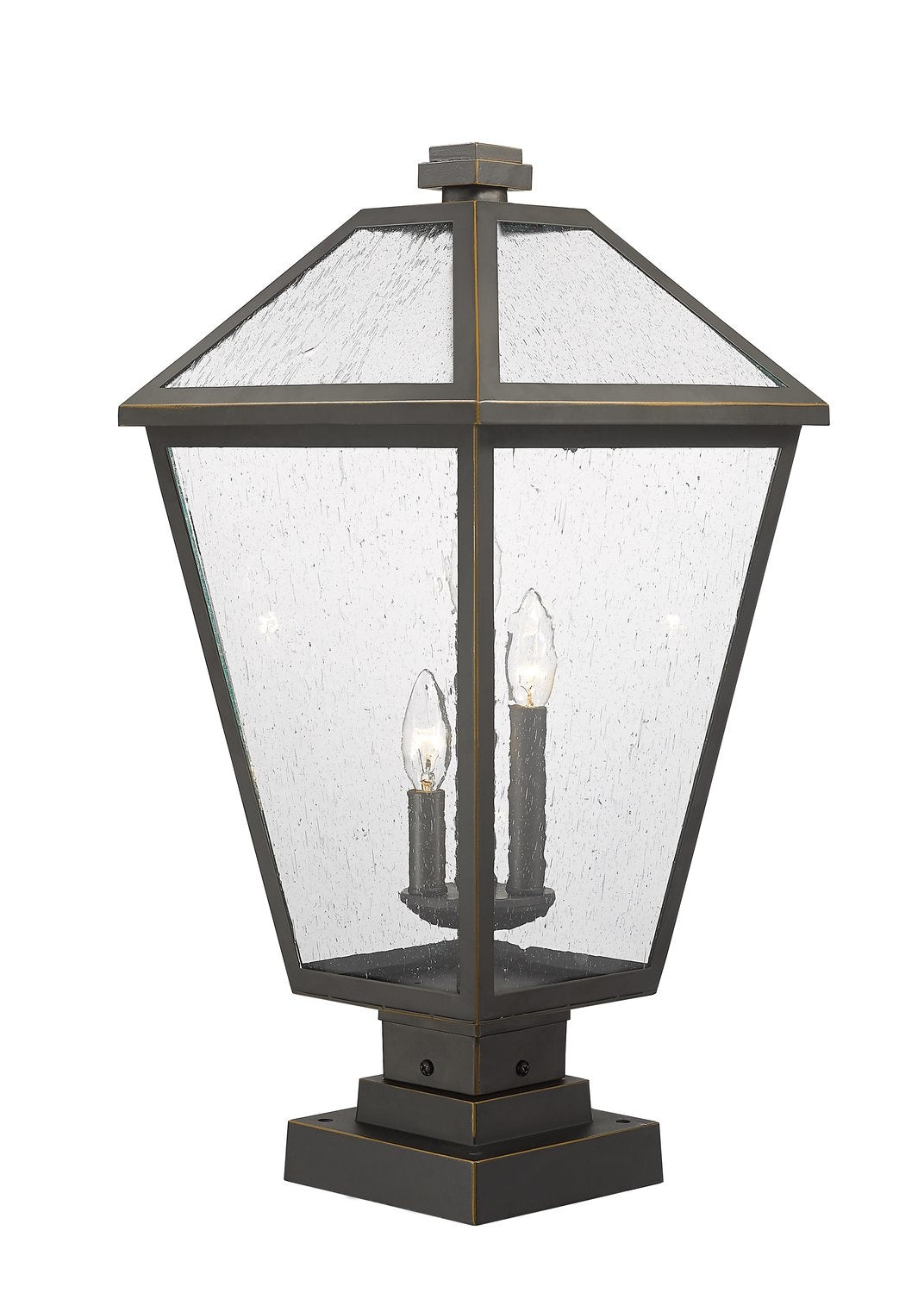 Z-LITE TALBOT OUTDOOR PIER MOUNTED FIXTURE | 579PHXLS-SQPM-ORB - Post