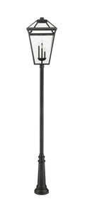 Z-LITE TALBOT OUTDOOR POST MOUNTED FIXTURE | 579PHXLXR-511P-BK - Post