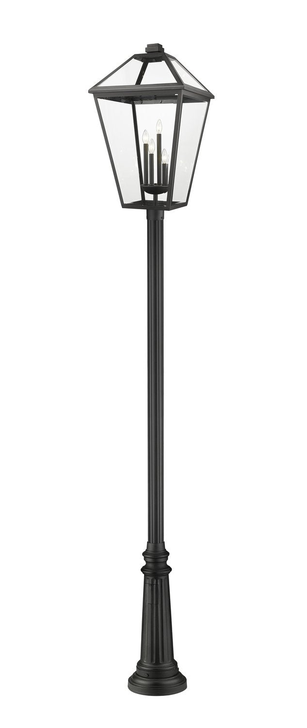 Z-LITE TALBOT OUTDOOR POST MOUNTED FIXTURE | 579PHXLXR-511P-BK - Post