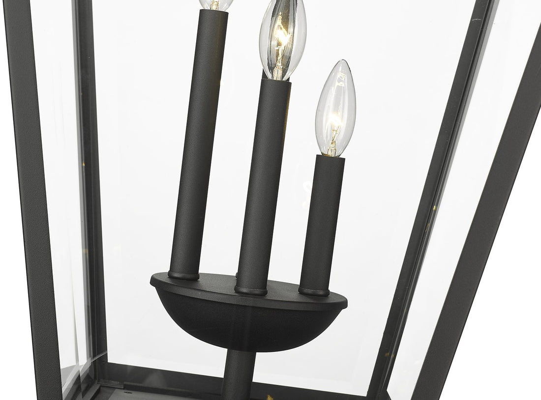 Z-LITE TALBOT OUTDOOR POST MOUNTED FIXTURE | 579PHXLXR-511P-BK - Post