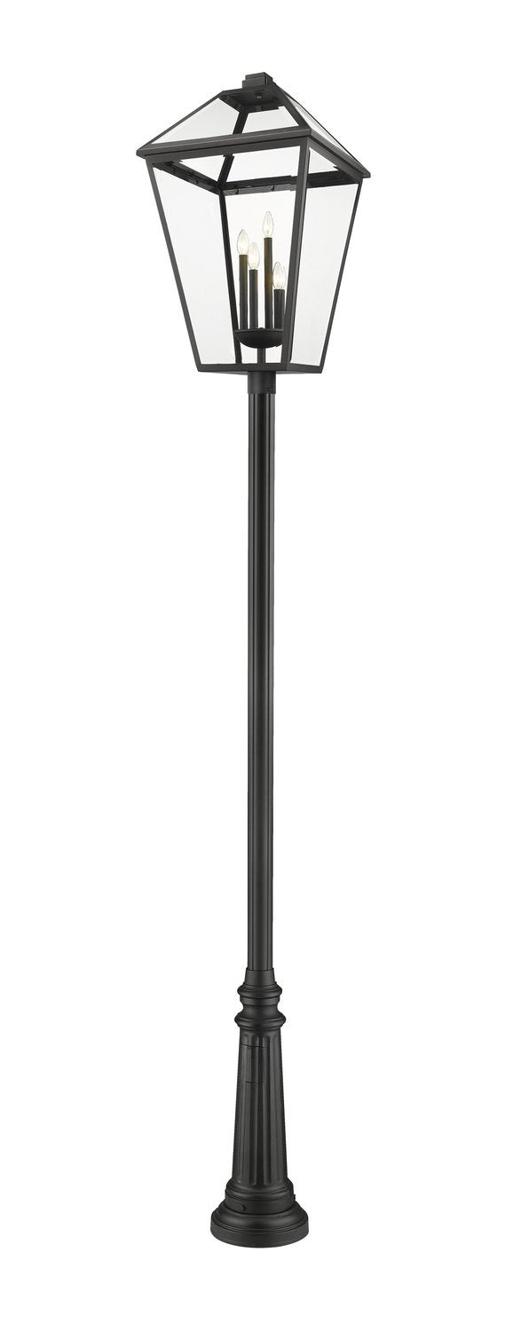 Z-LITE TALBOT OUTDOOR POST MOUNTED FIXTURE | 579PHXLXR-511P-BK - Post