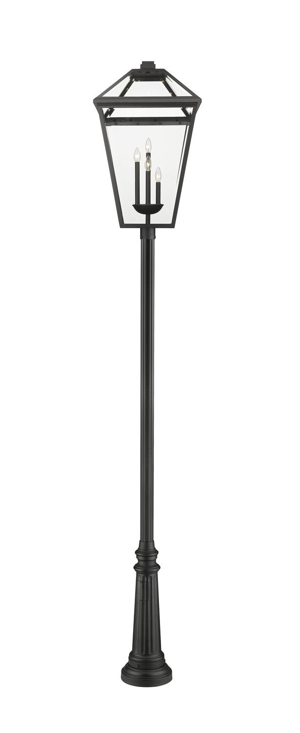 Z-LITE TALBOT OUTDOOR POST MOUNTED FIXTURE | 579PHXLXR-511P-BK - Post