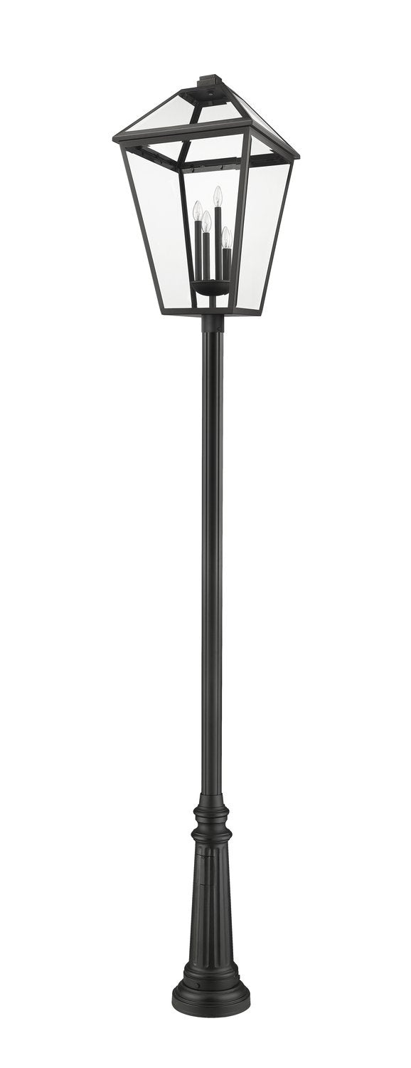 Z-LITE TALBOT OUTDOOR POST MOUNTED FIXTURE | 579PHXLXR-511P-BK - Post