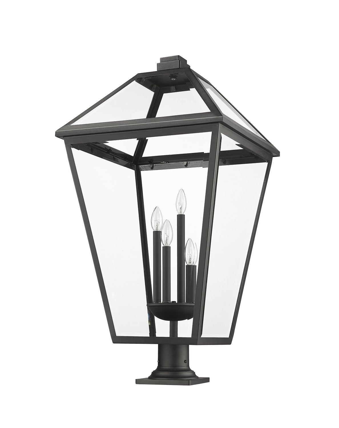 Z-LITE TALBOT OUTDOOR PIER MOUNTED FIXTURE | 579PHXLXR-533PM-BK