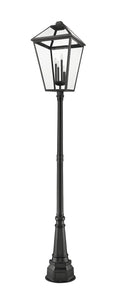 Z-LITE TALBOT OUTDOOR POST MOUNTED FIXTURE | 579PHXLXR-564P-BK - Post