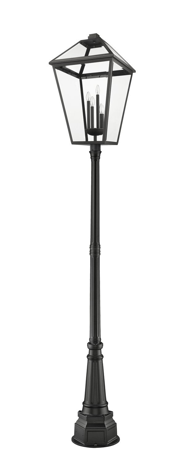 Z-LITE TALBOT OUTDOOR POST MOUNTED FIXTURE | 579PHXLXR-564P-BK - Post