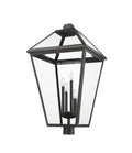 Z-LITE TALBOT OUTDOOR POST MOUNT FIXTURE | 579PHXLXR-BK - Post