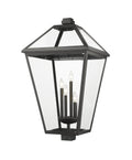 Z-LITE TALBOT OUTDOOR POST MOUNT FIXTURE | 579PHXLXS-BK - Post