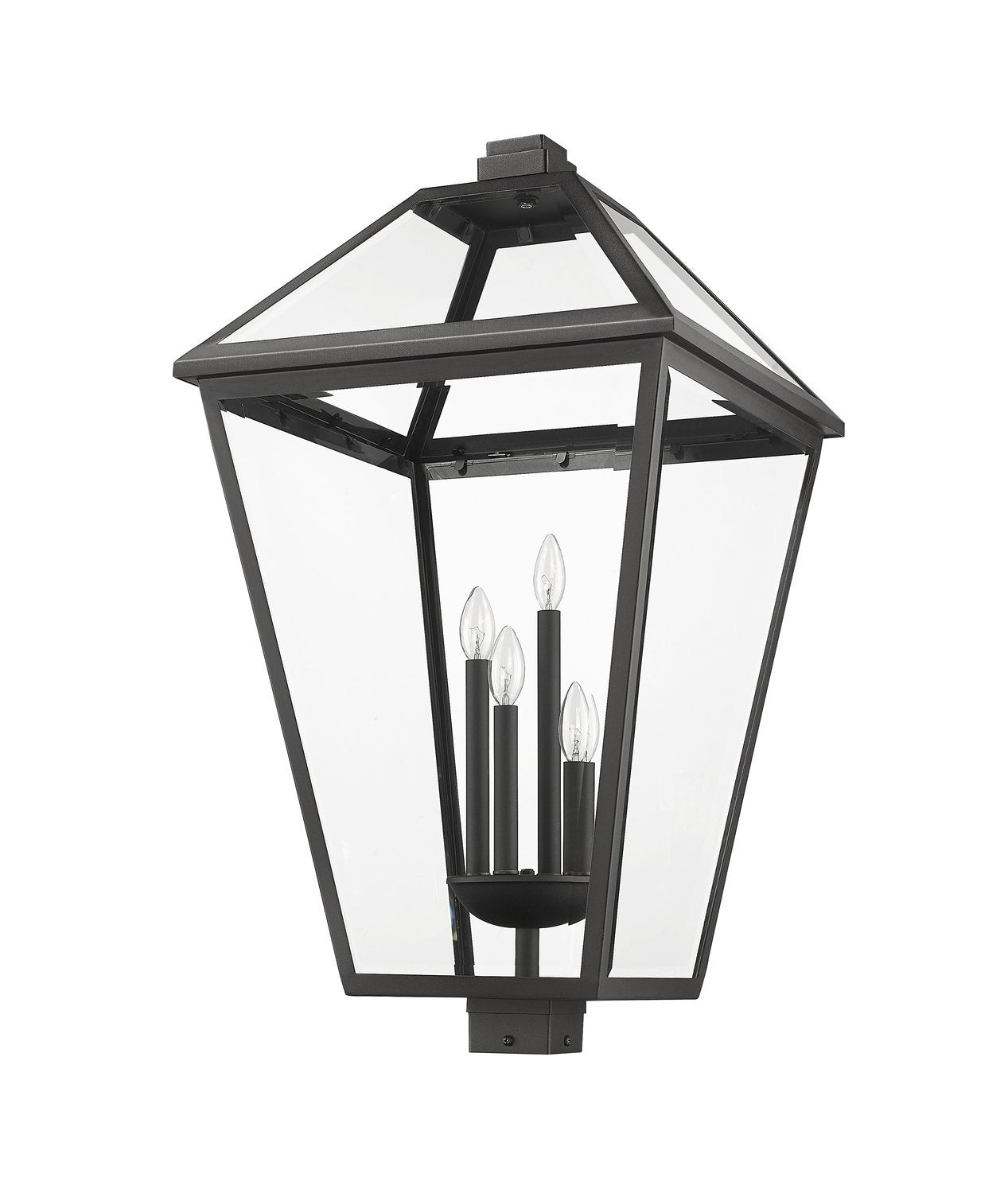 Z-LITE TALBOT OUTDOOR POST MOUNT FIXTURE | 579PHXLXS-BK - Post