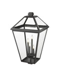 Z-LITE TALBOT OUTDOOR POST MOUNT FIXTURE | 579PHXLXS-BK - Post