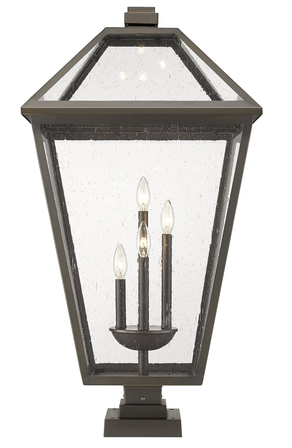 Z-LITE TALBOT OUTDOOR PIER MOUNTED FIXTURE | 579PHXLXS-SQPM-ORB - Post