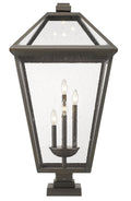 Z-LITE TALBOT OUTDOOR PIER MOUNTED FIXTURE | 579PHXLXS-SQPM-ORB - Post