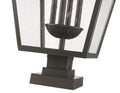 Z-LITE TALBOT OUTDOOR PIER MOUNTED FIXTURE | 579PHXLXS-SQPM-ORB