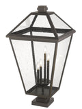 Z-LITE TALBOT OUTDOOR PIER MOUNTED FIXTURE | 579PHXLXS-SQPM-ORB - Post