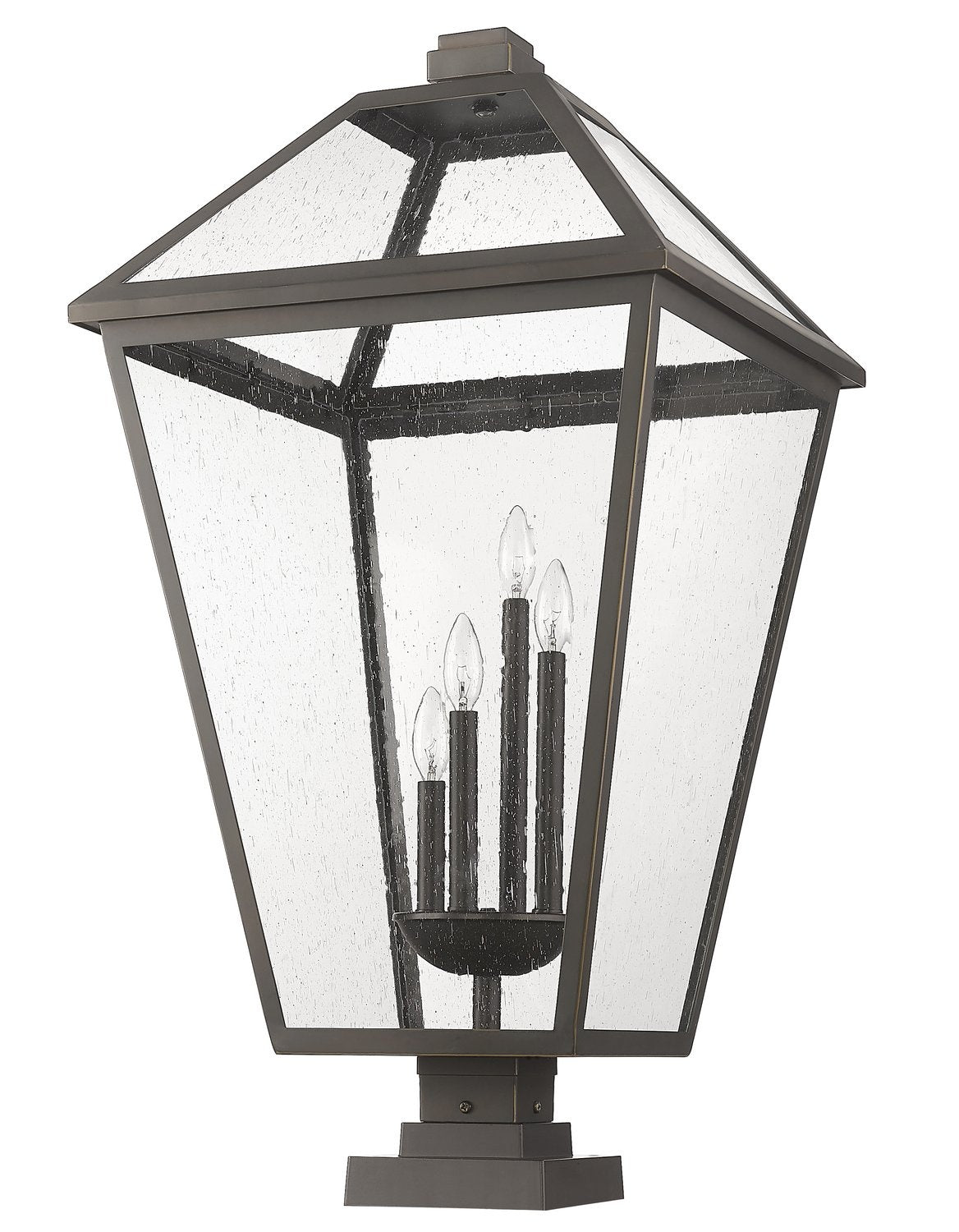 Z-LITE TALBOT OUTDOOR PIER MOUNTED FIXTURE | 579PHXLXS-SQPM-ORB - Post